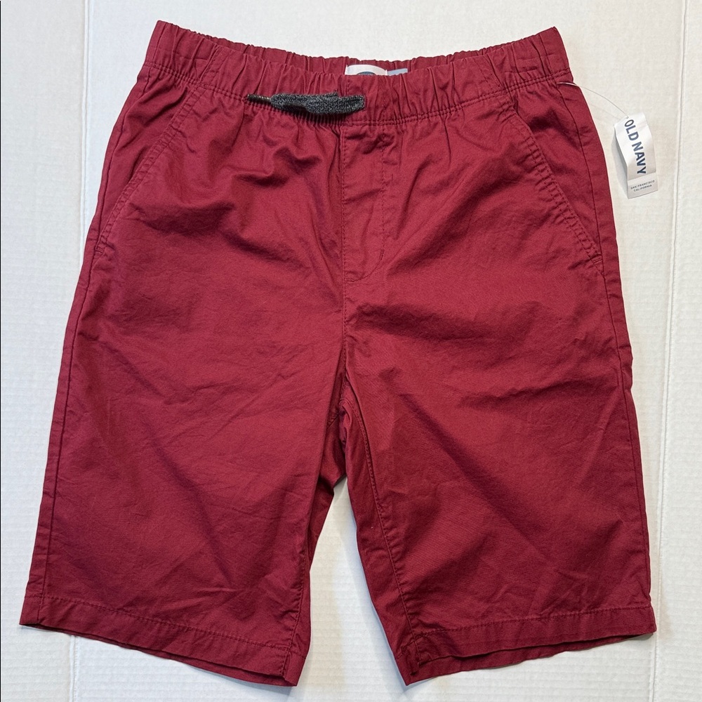 Old Navy Kids Red Elastic Waist Shorts